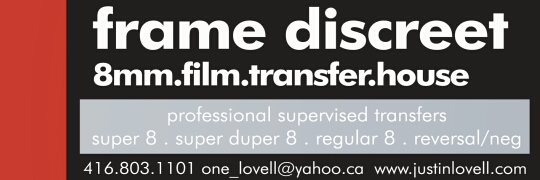 8mm + 16mm film transfers